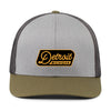 Classic Detroit Michigan Fitted Meshback Hat
