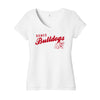 Ladies Romeo Bulldogs Classic V-neck T-shirt