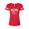 Bulldogs "Team Jersey" Ladies V-neck T-shirt