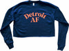 Detroit AF Ladies' Cropped Fleece Crew