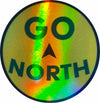 Go North Hologram Sticker