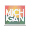 Reflective Michigan Sunset Sticker
